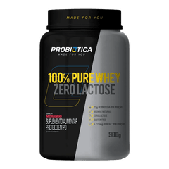 100% PURE WHEY SEM LACTOSE (900G) PROBIOTICA