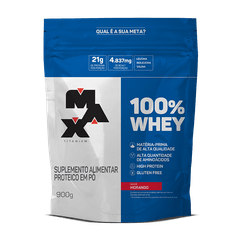 100% Whey Protein (refil-900g) Max Titanium