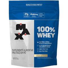 100% Whey Protein (refil-900g) Max Titanium