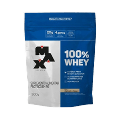 100% Whey Protein (refil-900g) Max Titanium